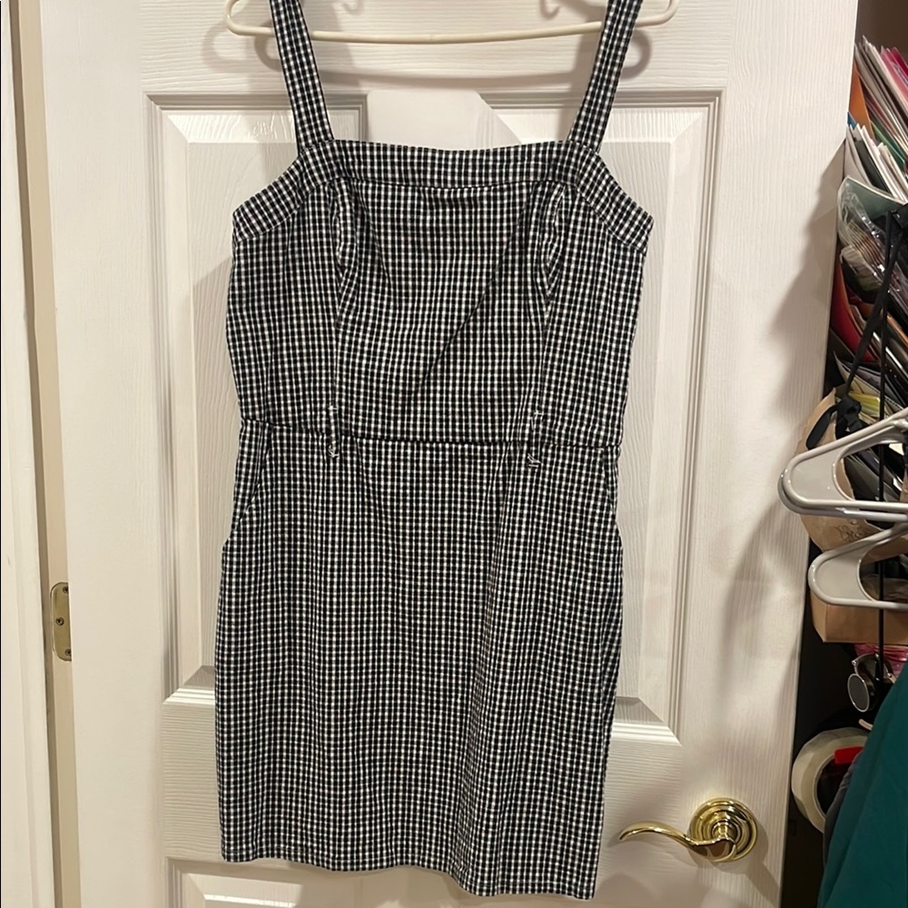 Classic Black & White Gingham Sundress